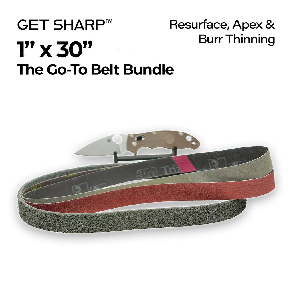 1x30 Sharpening Belt Bundle | Go-To 3-Step System