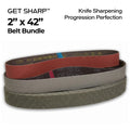 2x42 Belt Grinder Sharpening Bundle | Pro 4-Step System