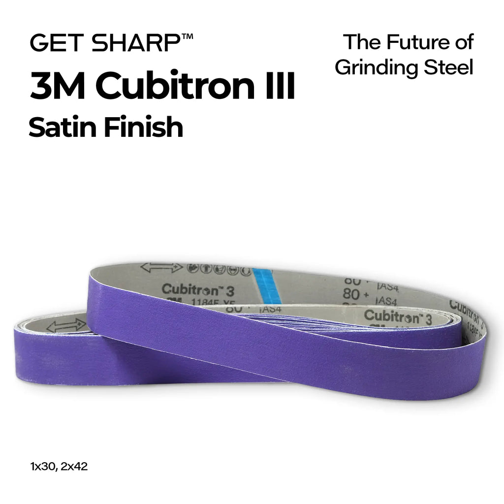 3M Cubitron III 1184F sharpening belt for 1x30 and 2x42 sanders