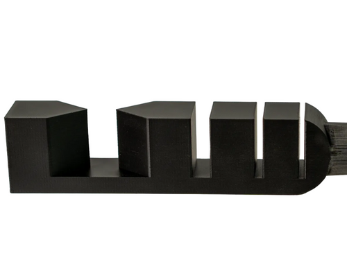 Top-down view of the Get Sharp Hizumibo showing the durable, non-marring polyester composite construction.