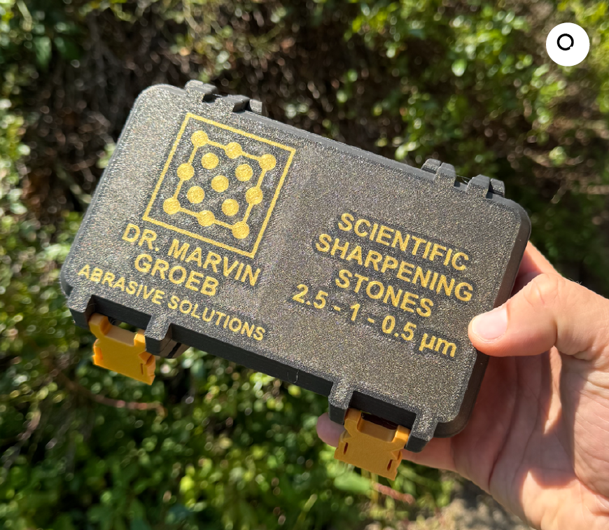 Dr. Marv Fine Diamond Sharpening Stones [2.5, 1, 0.5 µm]