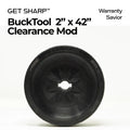 BuckTool 2x42 Clearance Wheel Mod (For Leather & Scotch-Brite Belts)