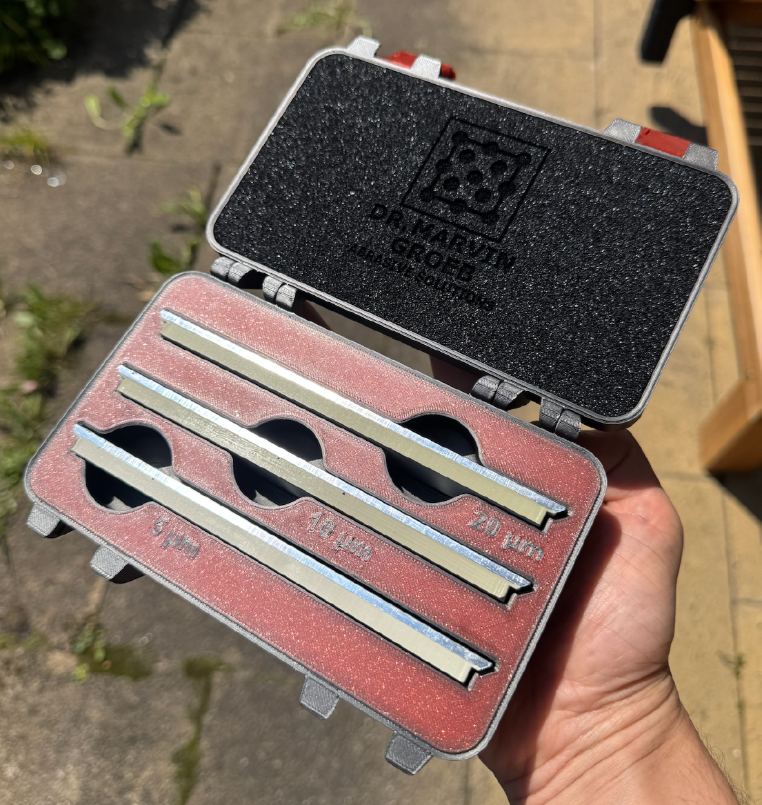 Dr. Marv Medium Diamond Sharpening Stones [20, 10, 5 µm]