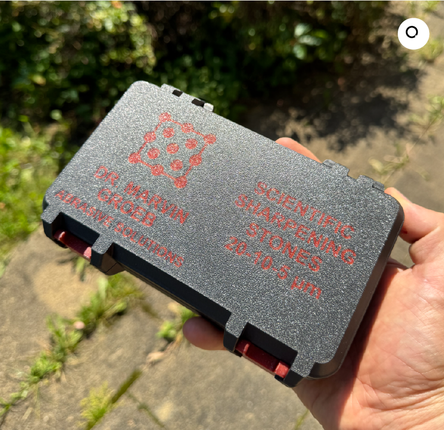 Dr. Marv Medium Diamond Sharpening Stones [20, 10, 5 µm]