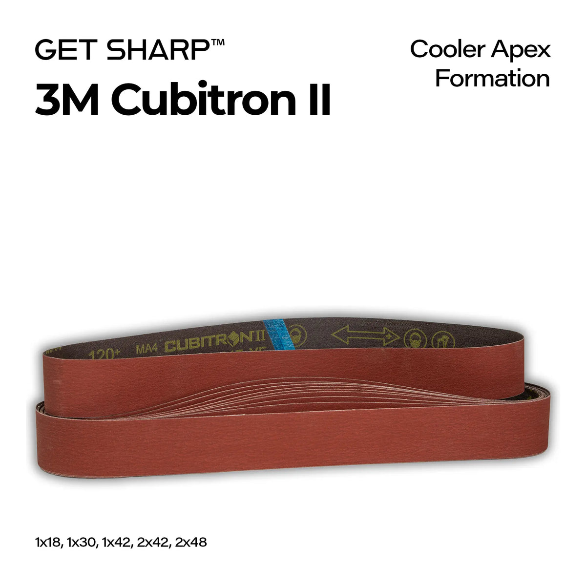 3M Cubitron II 984F ceramic belt for knife sharpening and reprofiling