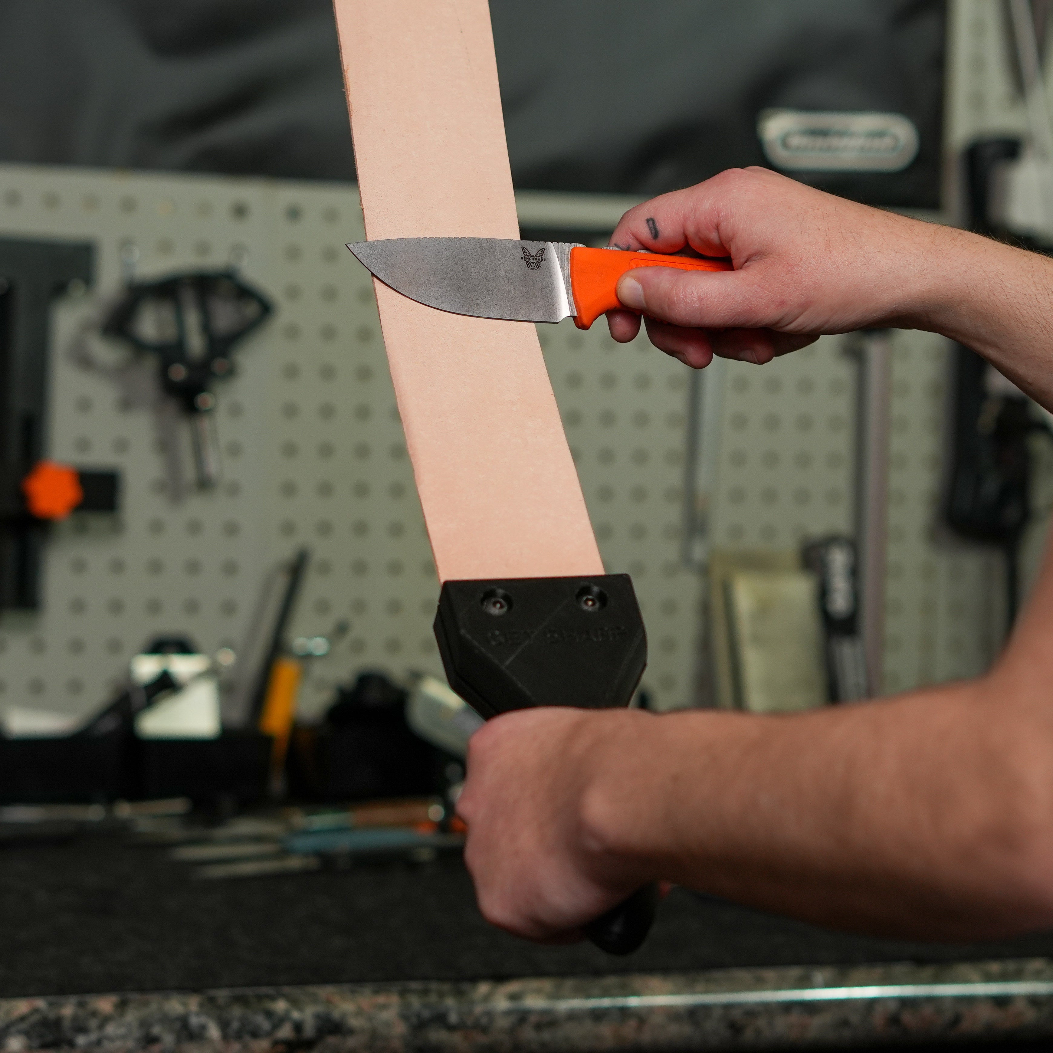 Authentic Australian Kangaroo Tail Hanging Strop | High-Tensile Raw Leather