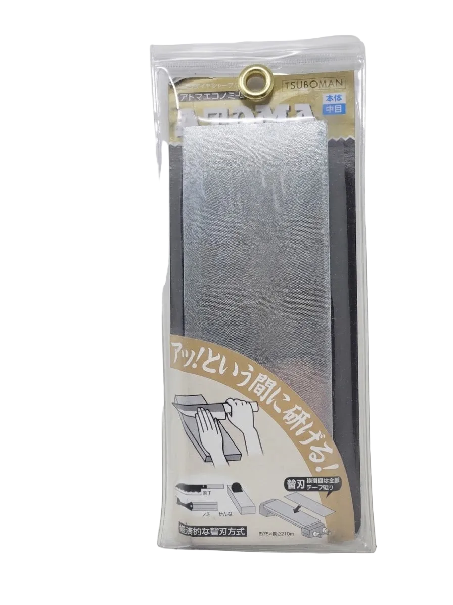 Atoma Diamond Plate, 400 Grit | 8.3 x 3 Inch Flattening & Sharpening Plate