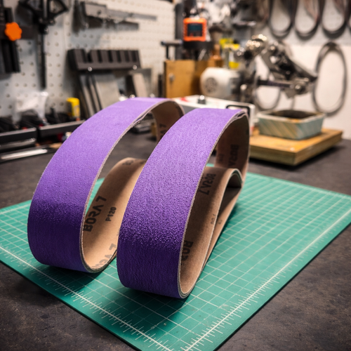 2x42 Bora Purple Ceramic Belts | High-Performance Stock Removal | Get Sharp